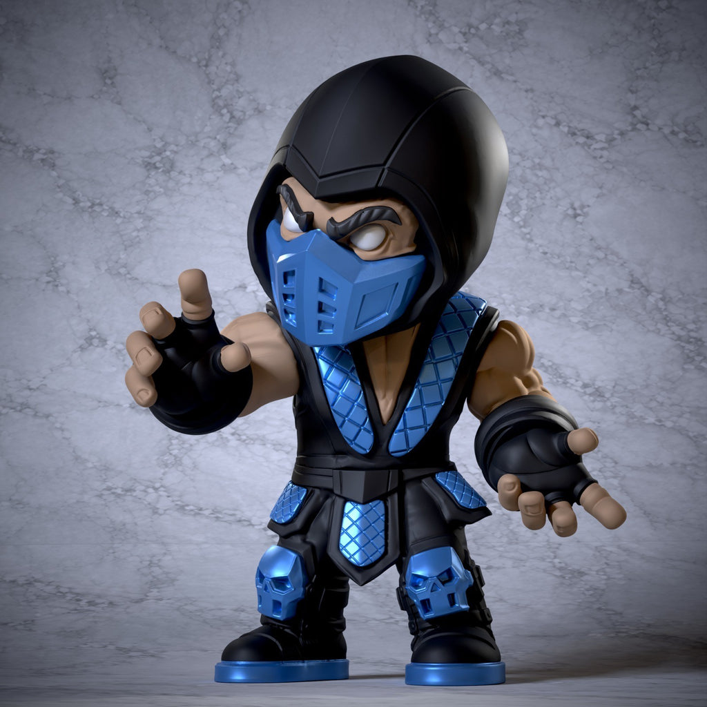 Sub-Zero Mortal Kombat Fan Art Figure Full Colour 3D Printed Statue