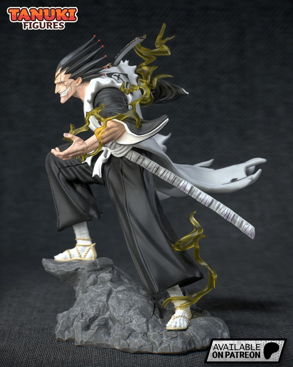 Zaraki Kenpachi (Bleach) 3D Printed Garage Kit Figure