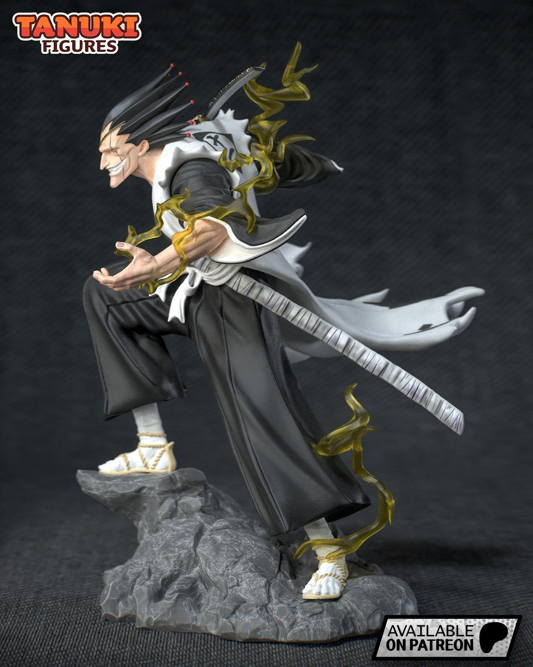 Zaraki Kenpachi (Bleach) 3D Printed Garage Kit Figure