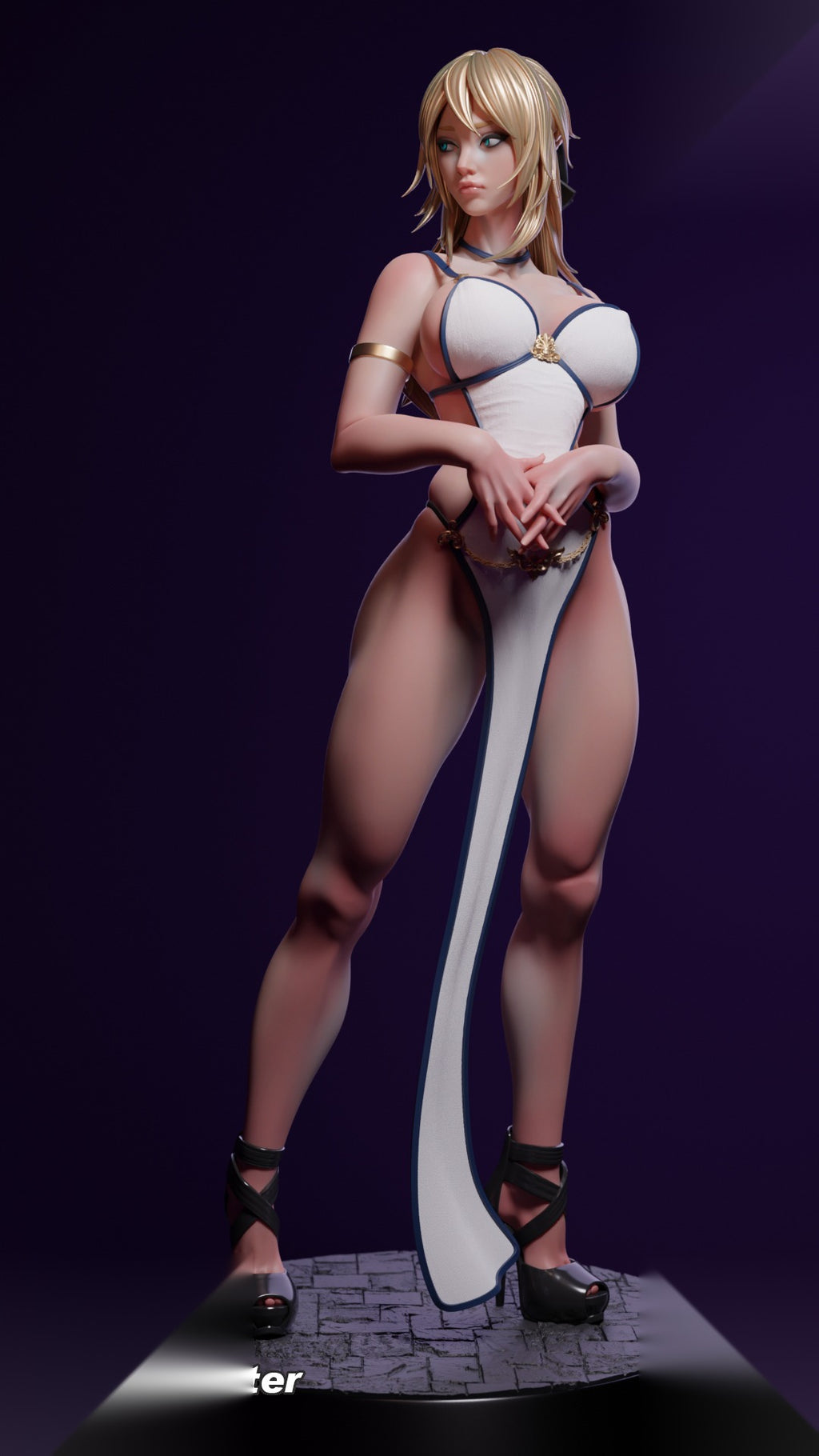 Sword Maiden Character 3D print 3