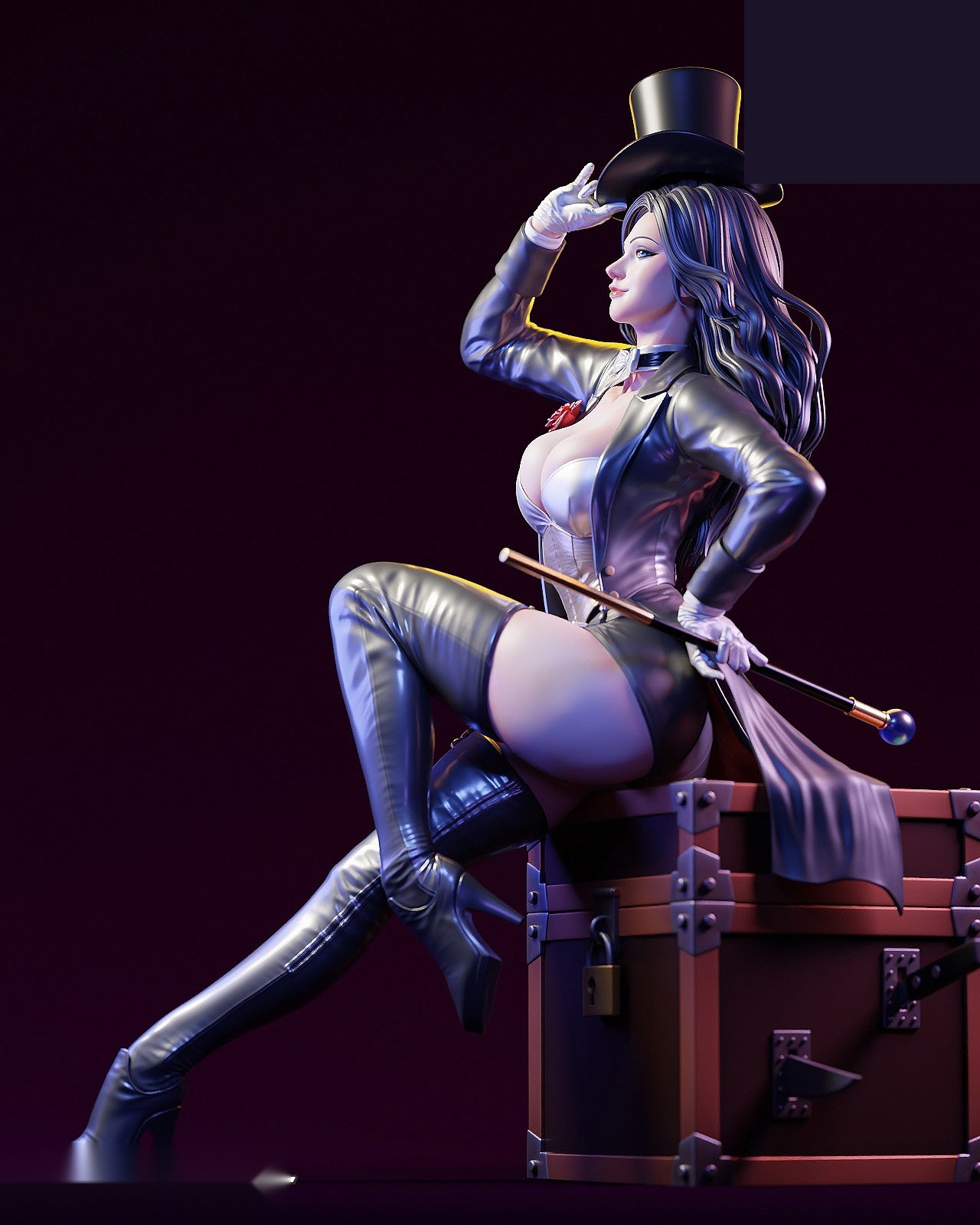 Zatanna 3D printed statue